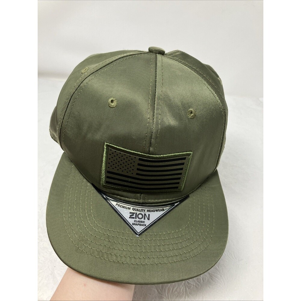 Tactical Operator Nylon Olive Drab Hat MAGA USA US American Flag Zion Ball Cap